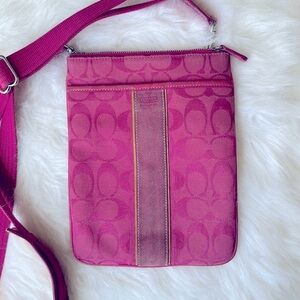 Coach Fuchsia Crossbody Bag